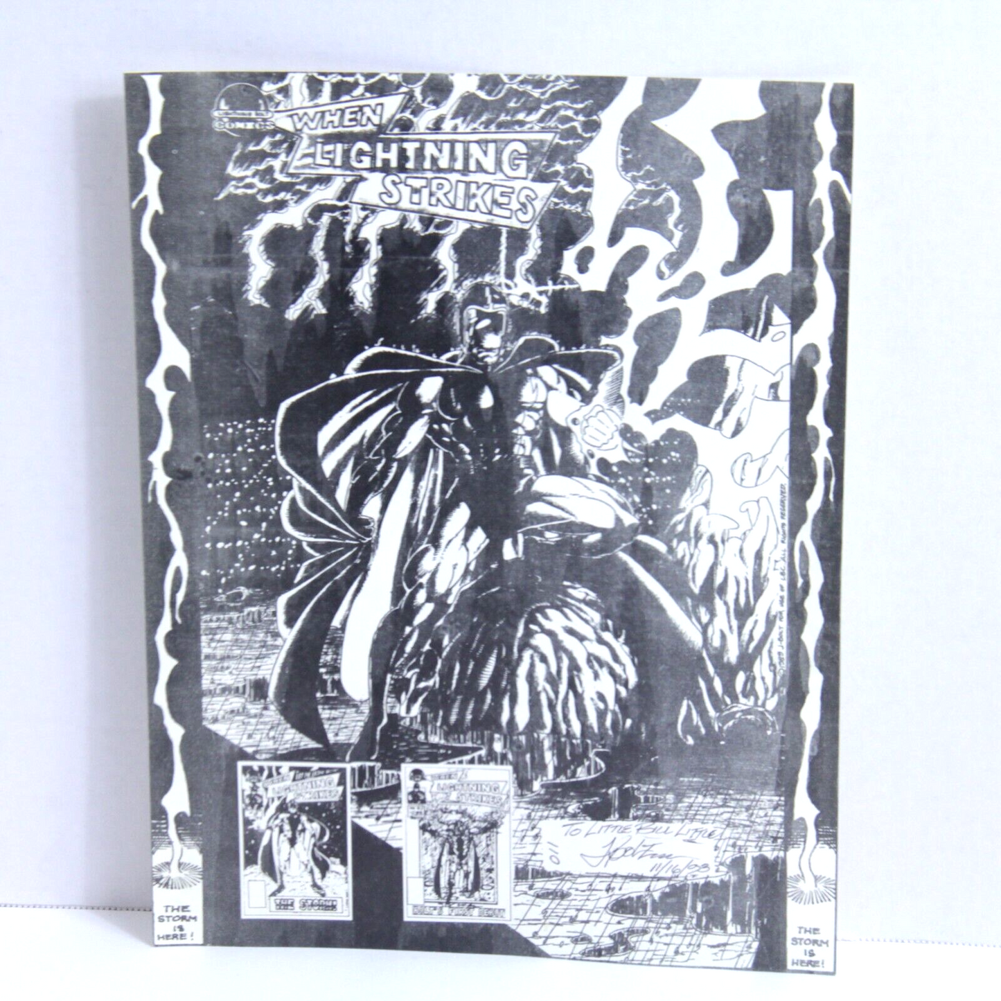 The Storm – When Lightning Strikes Posters (1993) – Hand-Signed J-Bolt - Set