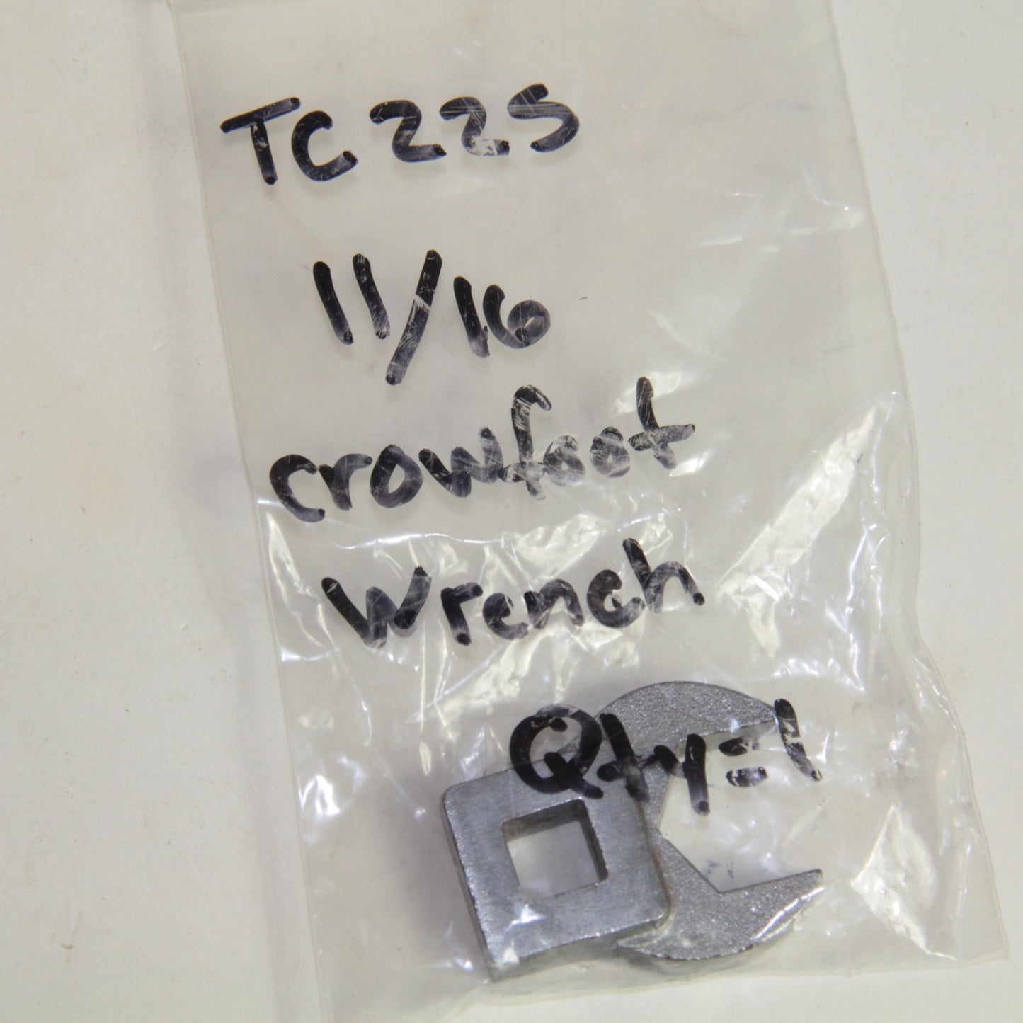 Bonney TC22S 11/16" Crowfoot Wrench - Open-End - 3/8" Drive π§