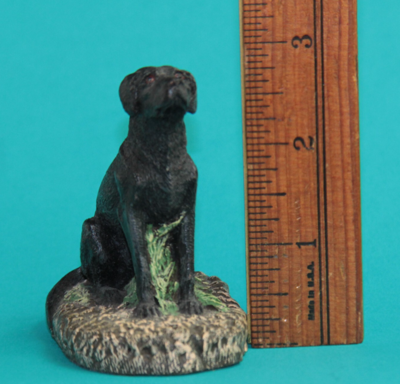 Black Labrador Retriever | Cold Cast Bronze Dog Miniature - Lab Sculpture 🐾