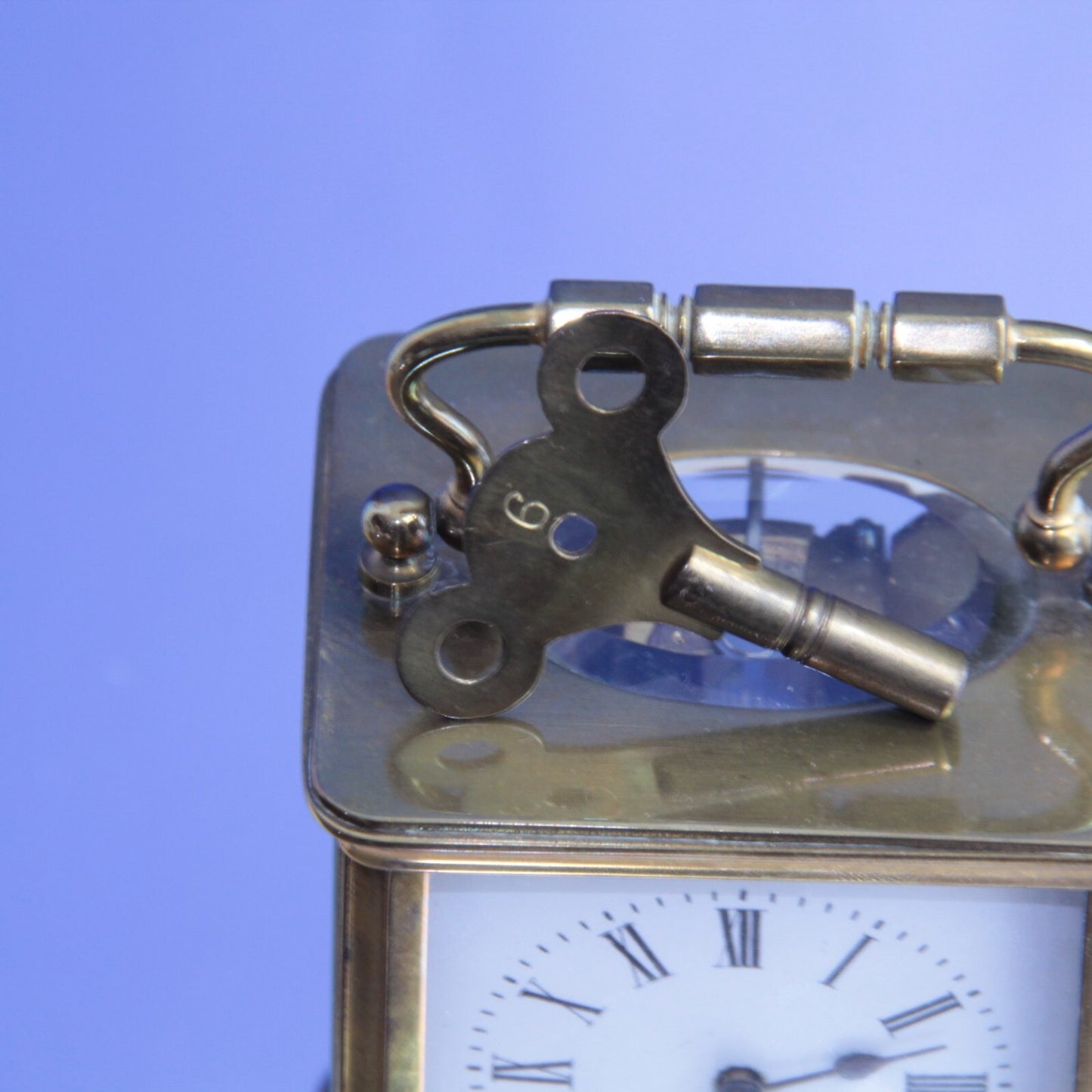 19th Century Brass & Bevel Glass Corniche Cased Carriage Clock β Excellent