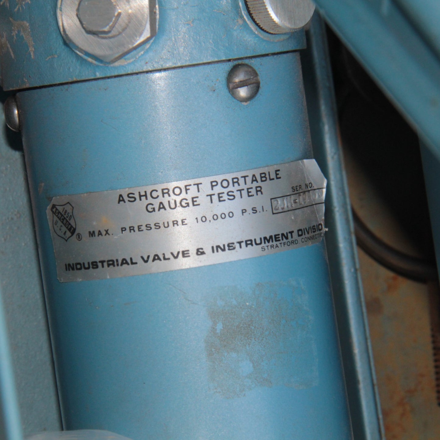 Ashcroft 1327 DOG 10,000psi Portable Gauge Pressure Tester Test Pump PART/REPAIR