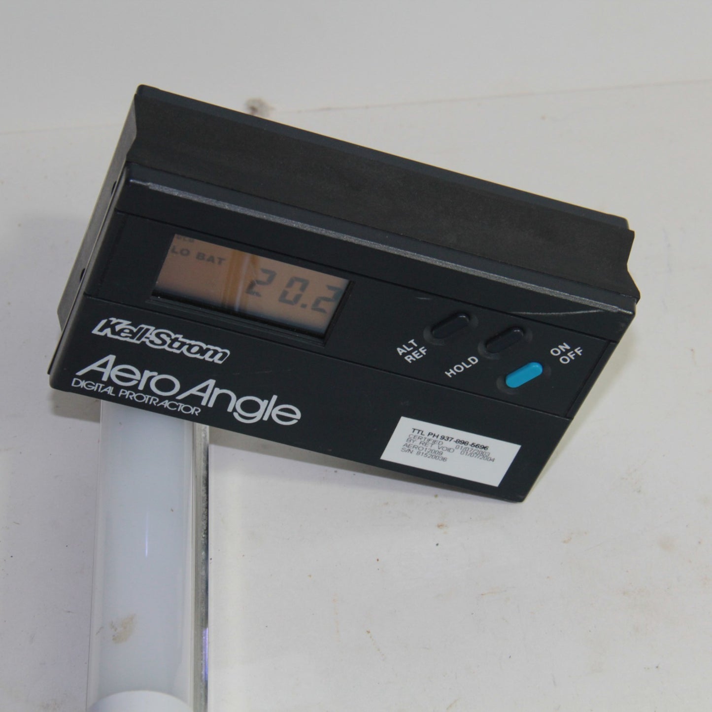 Kell-Strom Aero Angle Digital Protractor Aero12009 - Last Calibrated in 2003