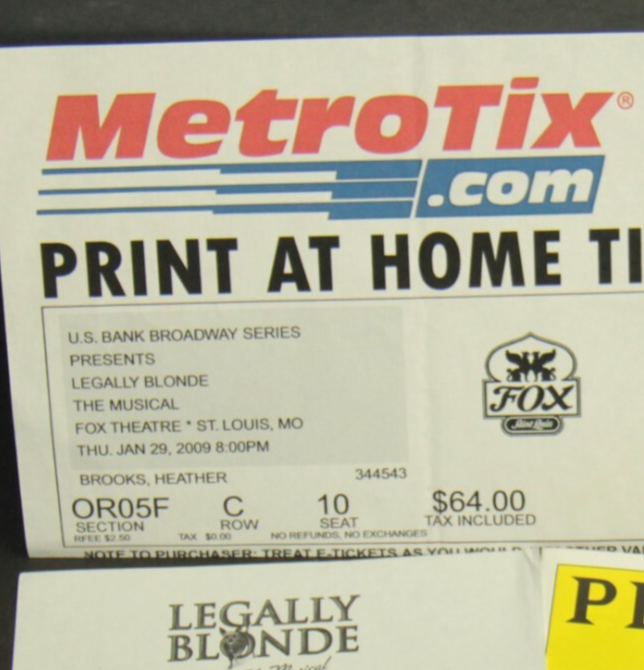 Legally Blonde Musical Playbill Jan 2009 Signed Laura Bell Bundy Autograph