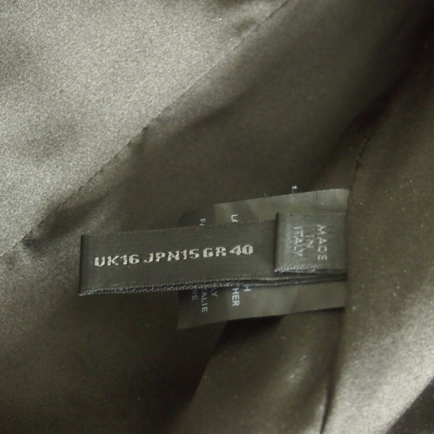 Donna Karan Crocodile Pattern Leather Jacket Spanish Lambskin, Distressed Style