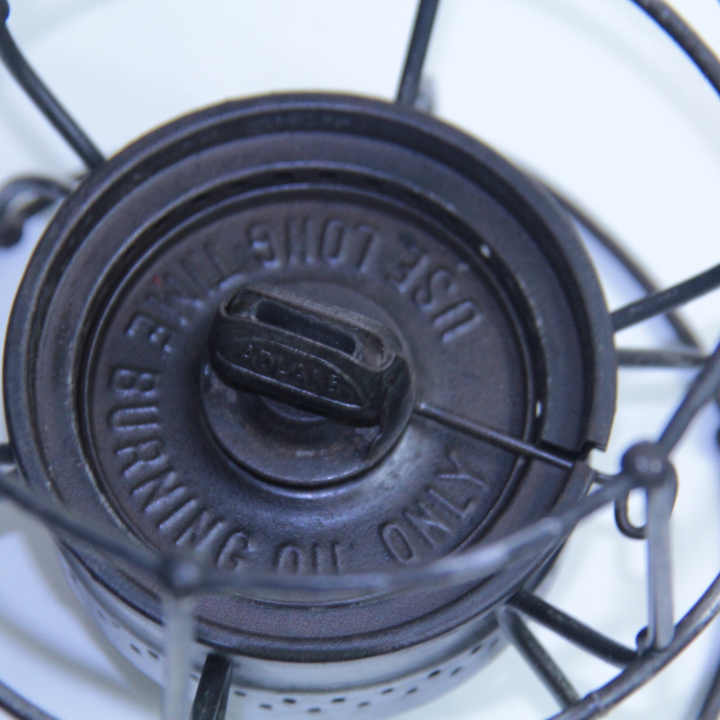 Adlake Illinois Central Railroad Lantern ICRR Corning Red Globe π₯