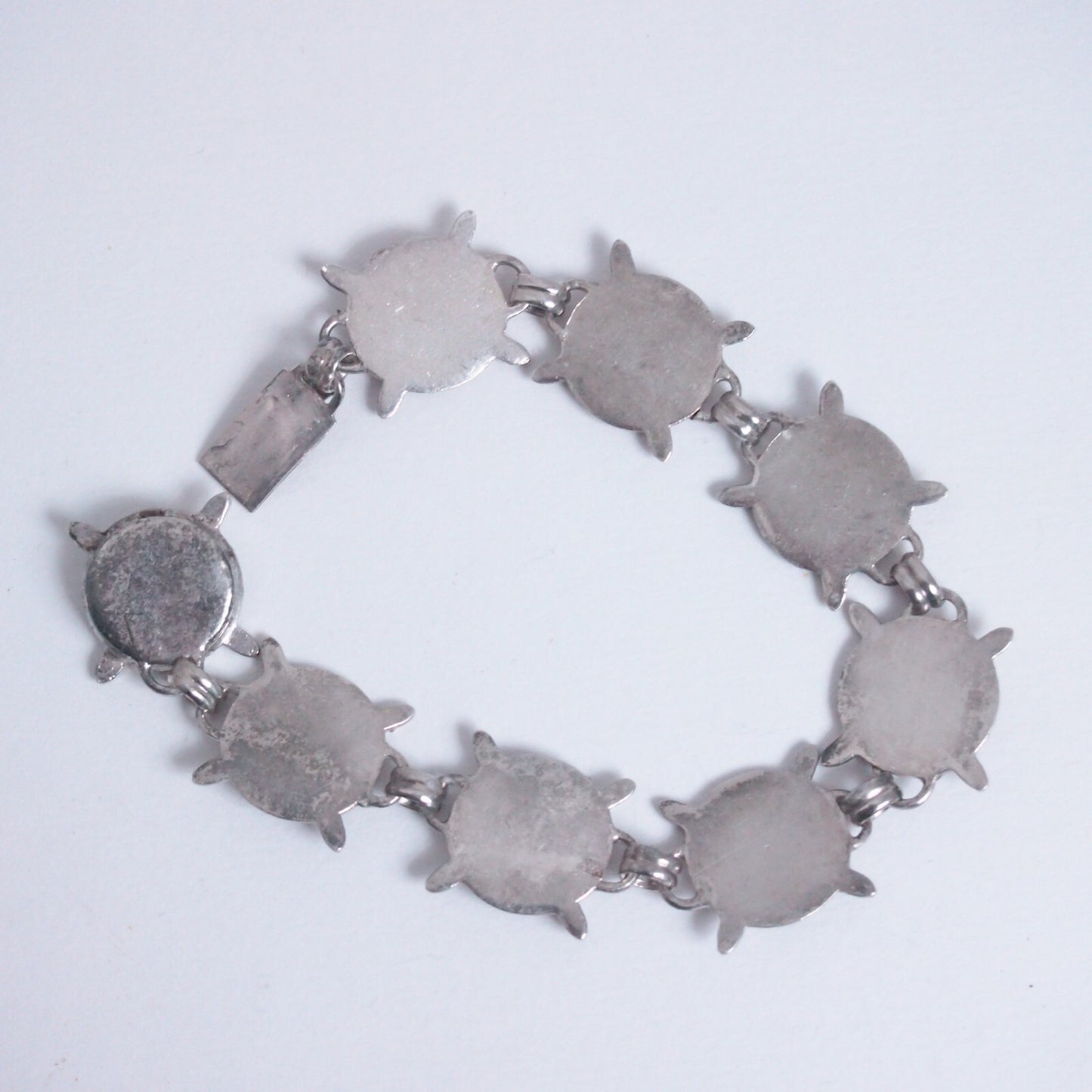 Vintage Sterling Silver Propeller Bracelet 6.75" Pilot-Themed | 33g | Spanish