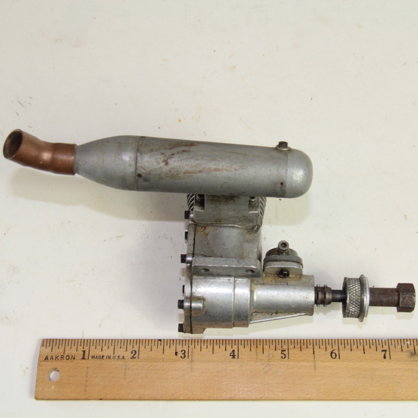 Unknown 401 RC Glow Engine β Vintage Airplane Motor w Muffler β π©οΈ XOLEV