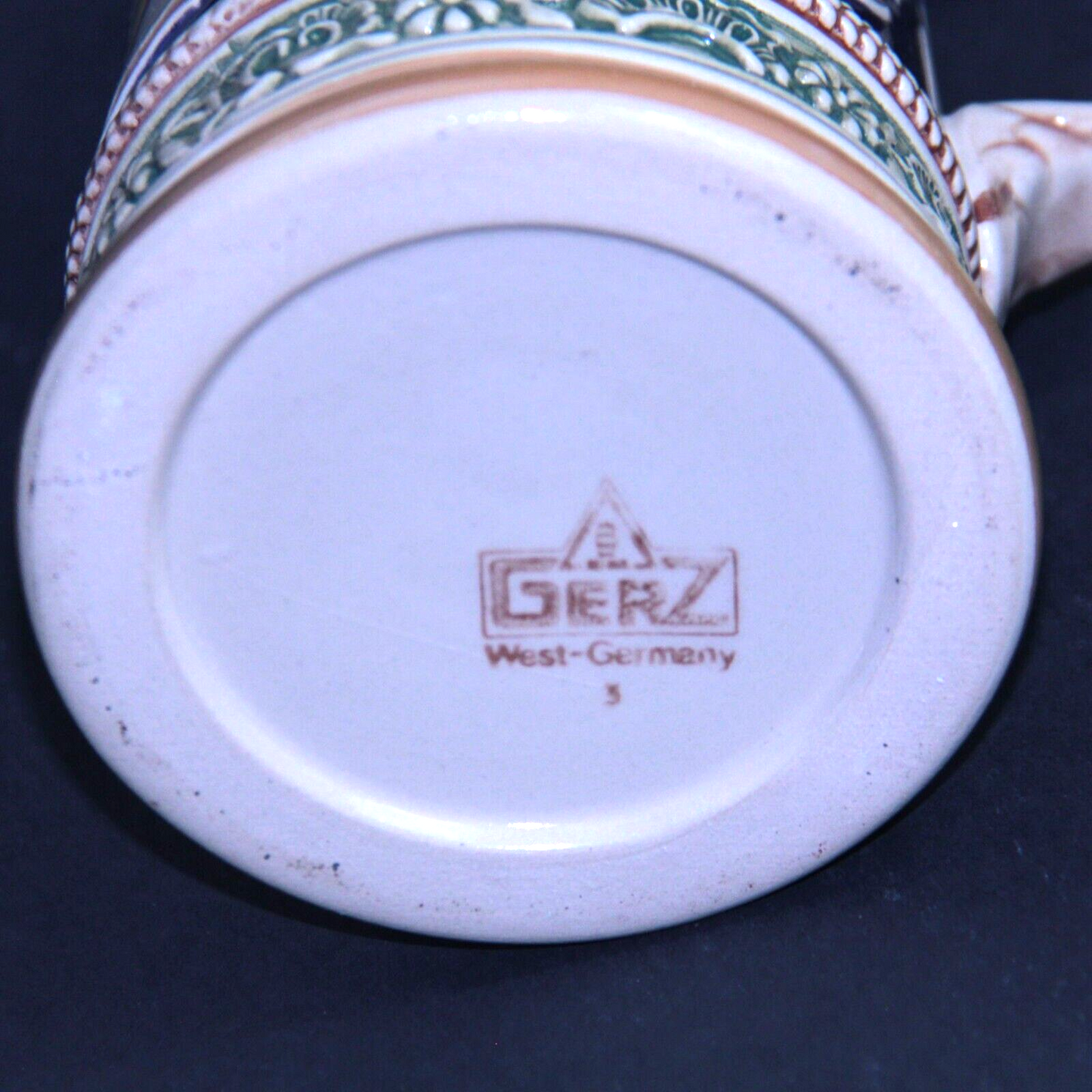 Gerz West Germany Beer Stein Schwäbischer Sängerbund St. Louis MO 10.75" 32oz ✨