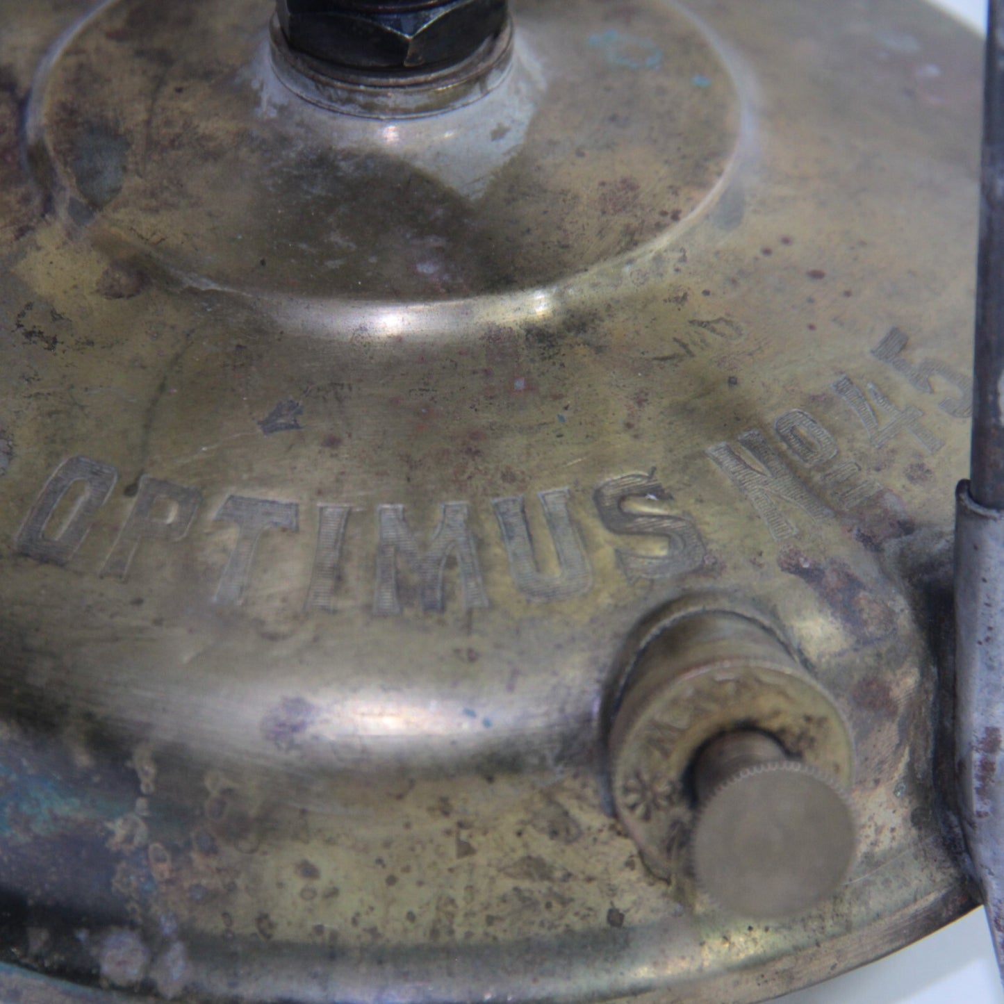 Vintage AB Optimus No.45 Brass Camp Cook Stove Stockholm Sweden Ornate Grate ๐ฅ