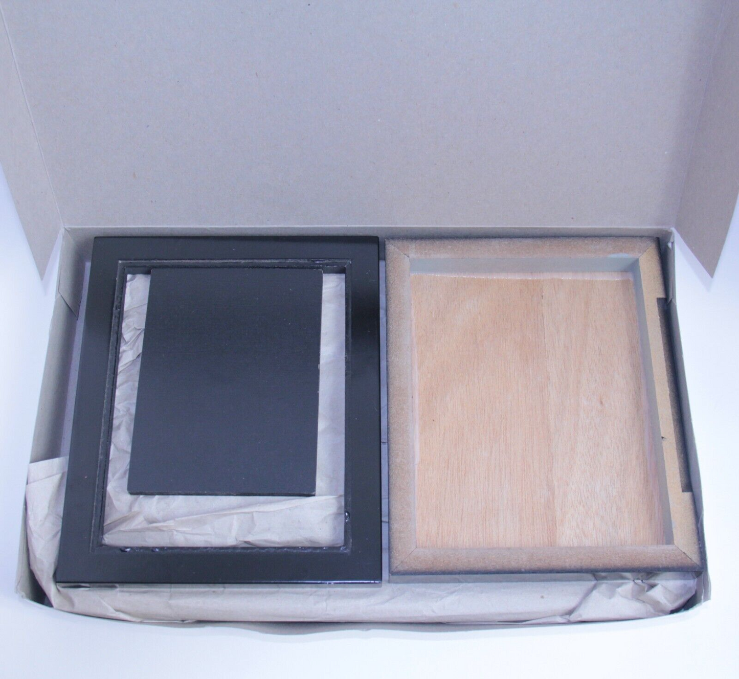 Antique Hakata Doll Wood & Glass Display Box โ Hakusen Doll Shop Japan