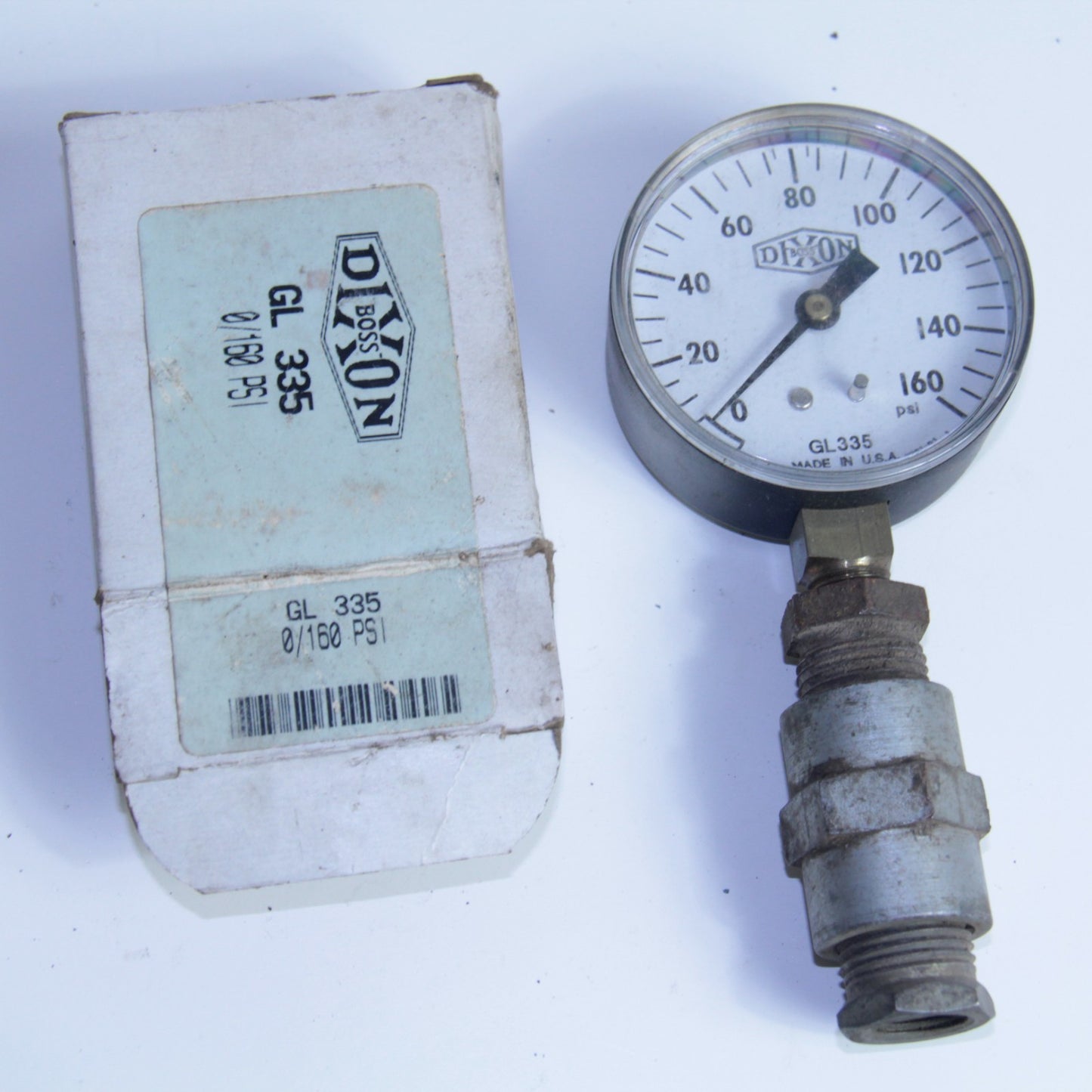 Dixon GL355 Pressure Gauge | 0β160 PSI | 2.5" Dial | 1/4" NPT GL 355
