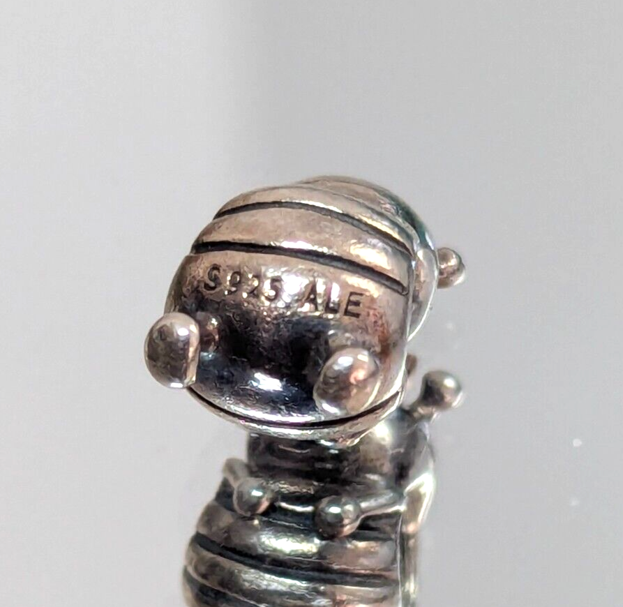 Authentic Pandora Retired Sterling Silver & 14K Gold Queen Bee Charm – 790227
