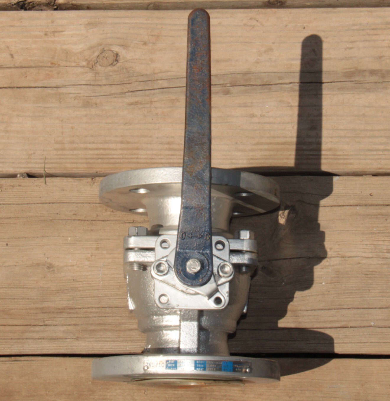 QSM Tru-Flo 2½" Ball Valve EA-402 Class 150 A216 WCB 304 Trim PTFE Seat Flanged