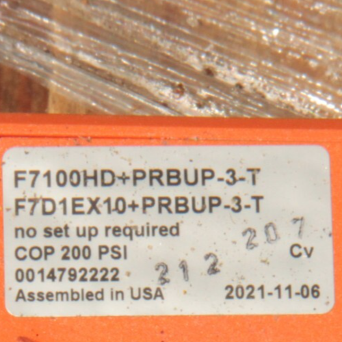 Belimo F7100HD+PRBUP-3-T Butterfly Valve Assembly 4" 3-Way Mixing DN 100