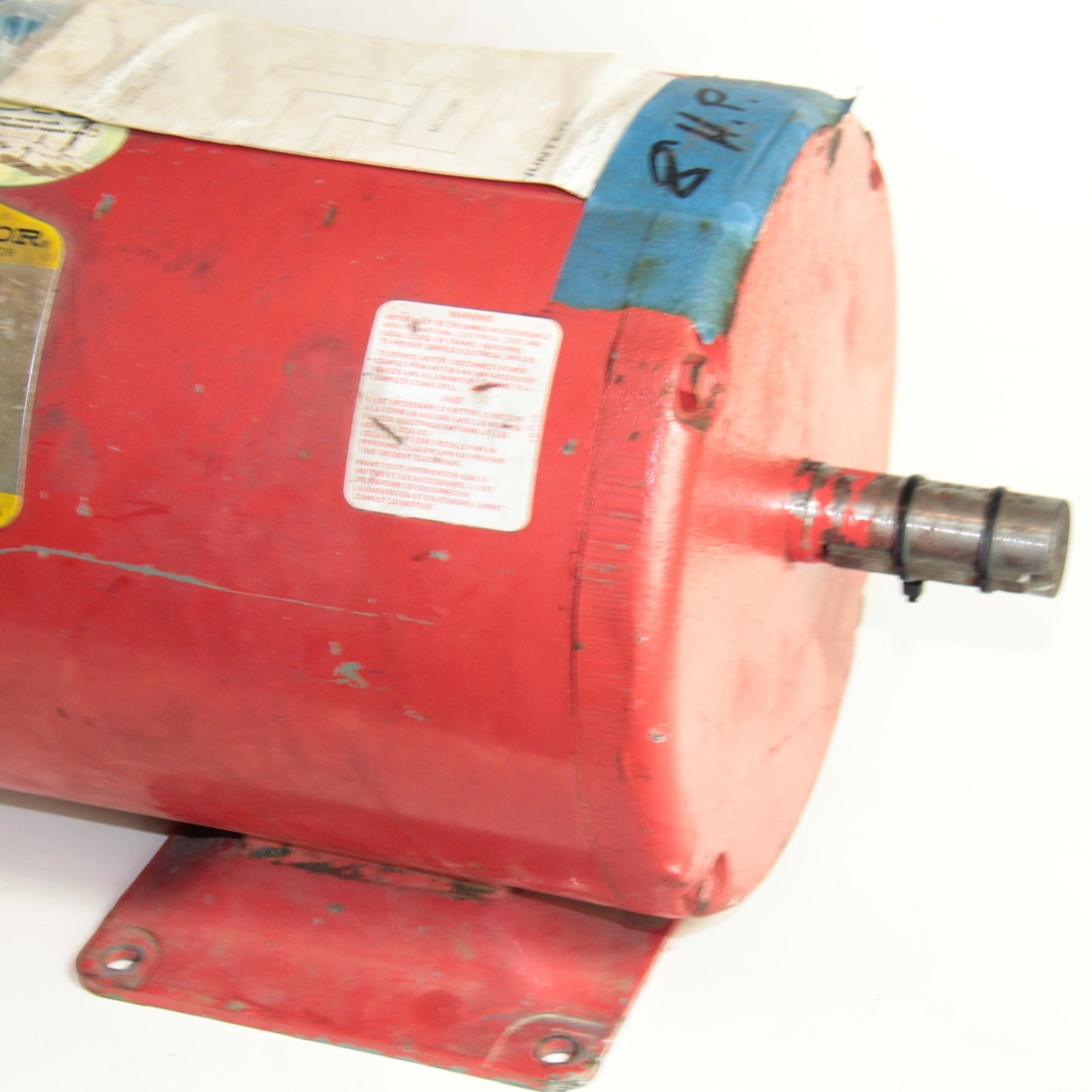 Baldor 8 HP 3-Phase Electric Motor – 3450 RPM – 213Z Frame – 208–230V 60Hz 8hp ⚡