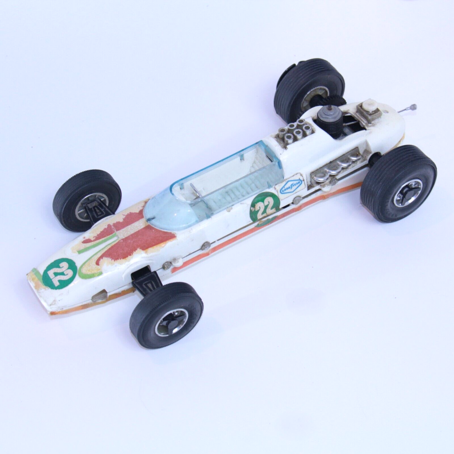 Vintage TESTORS Sprite 22 Gas Tether Indy Race Car Model - Has Compression