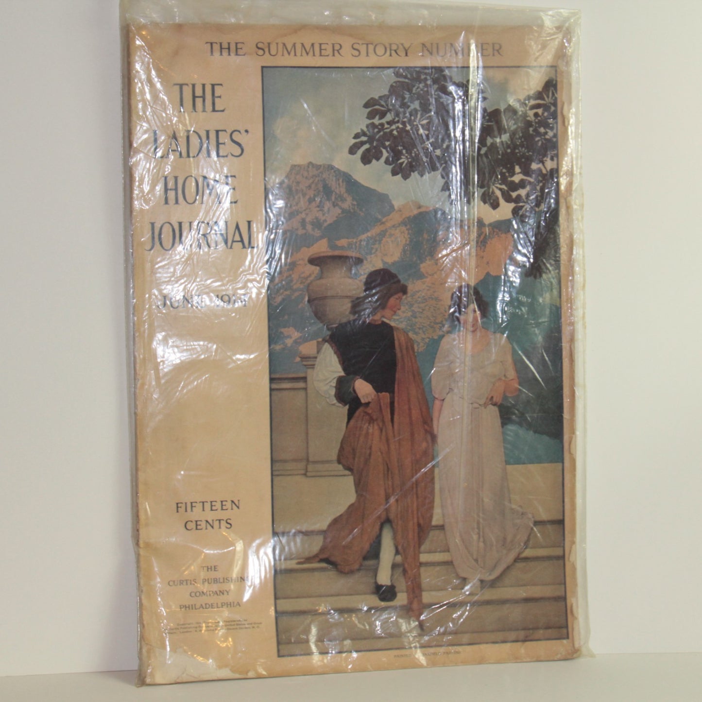 June 1914 Ladies' Home Journal β Antique Magazine β Maxfield Parrish Cover π¨