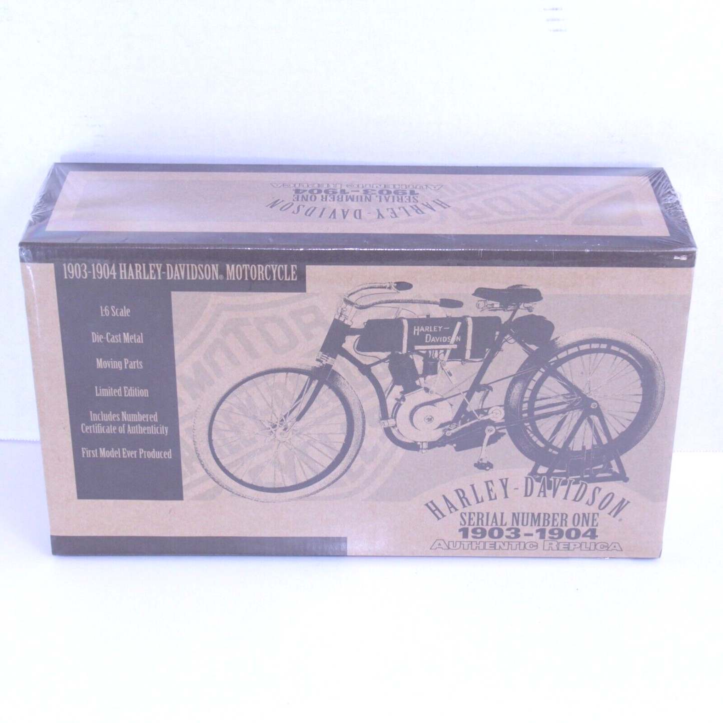 Harley Davidson 1903-1904 Motorcycle 1:6 Scale Diecast Metal Replica New SEALED