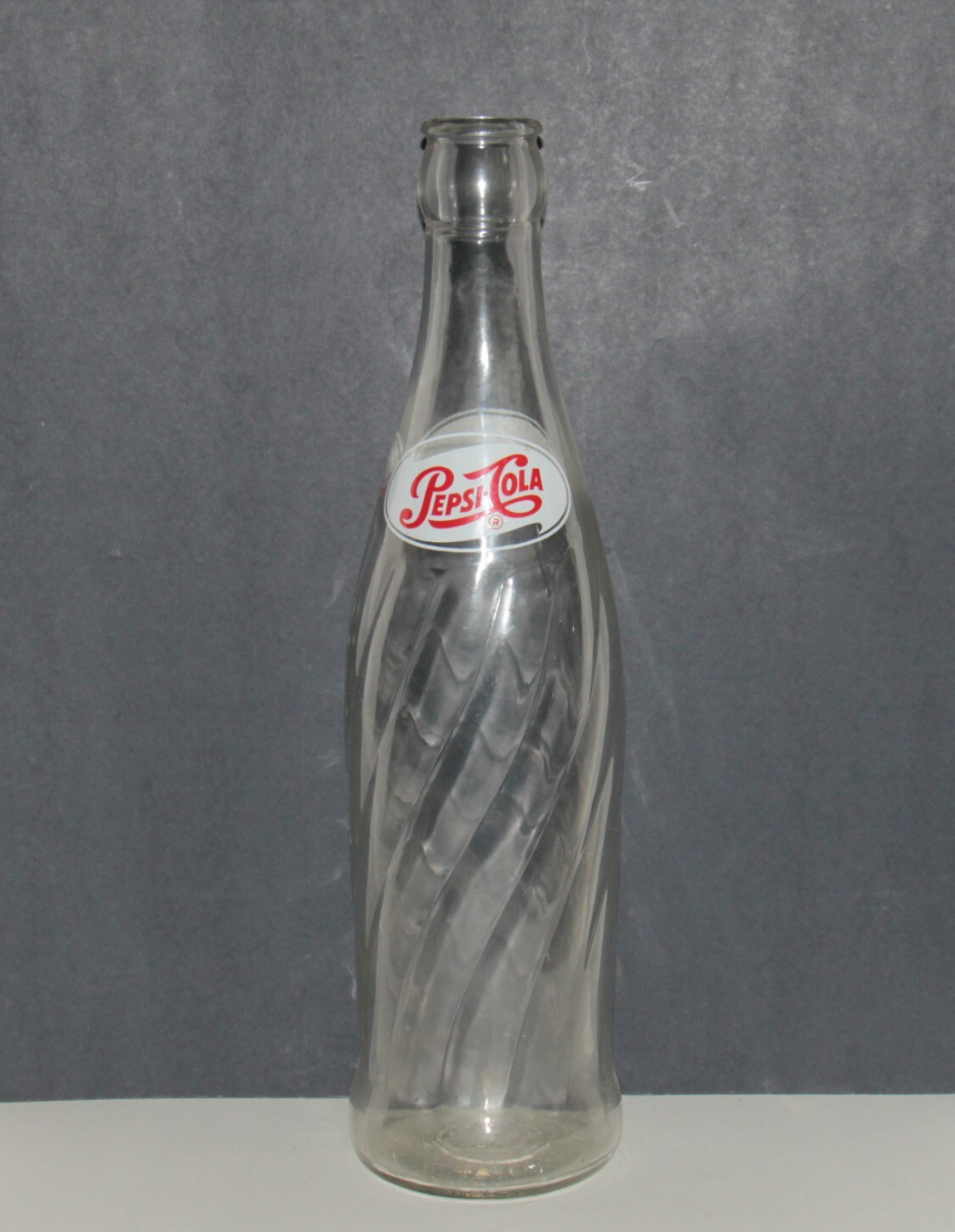 Vintage Oversized Pepsi-Cola Swirl Glass Display Bottle 20" Tall RARE GIANT!