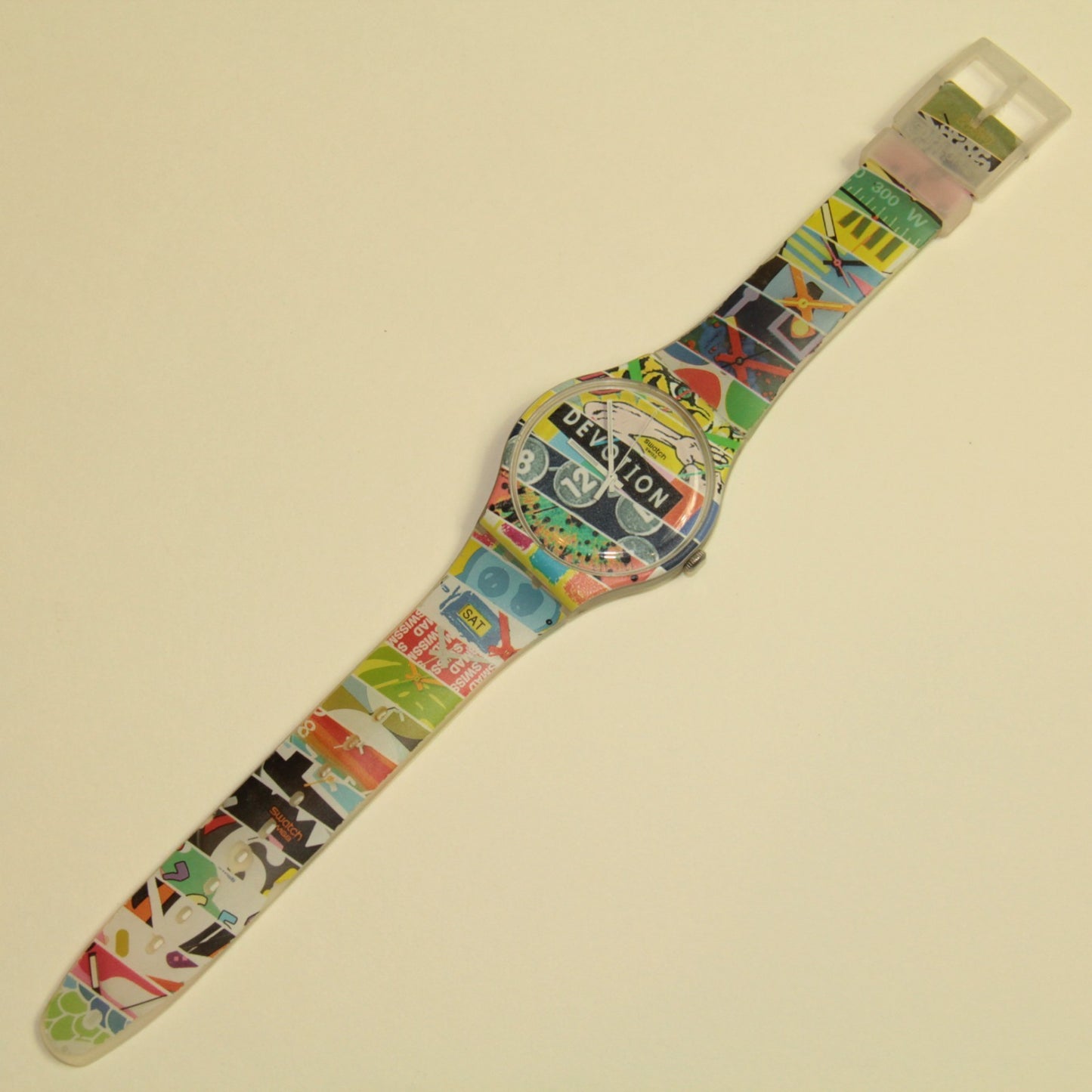 Swatch Watch – Multi-Color – SUOZ170 - White Loop - Day-Date 41mm