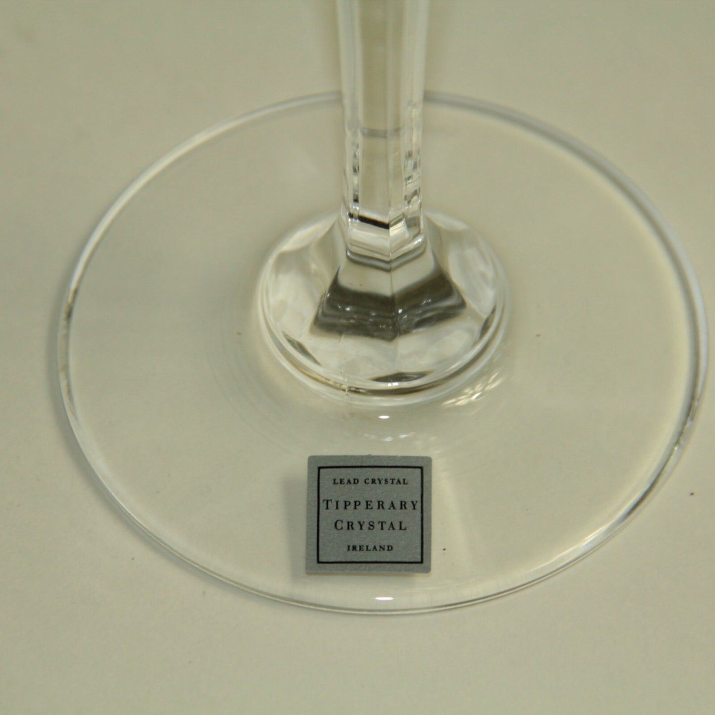 Tipperary Crystal Wine Stems – Set of 4, 24% Lead Crystal Made in Ireland NEW