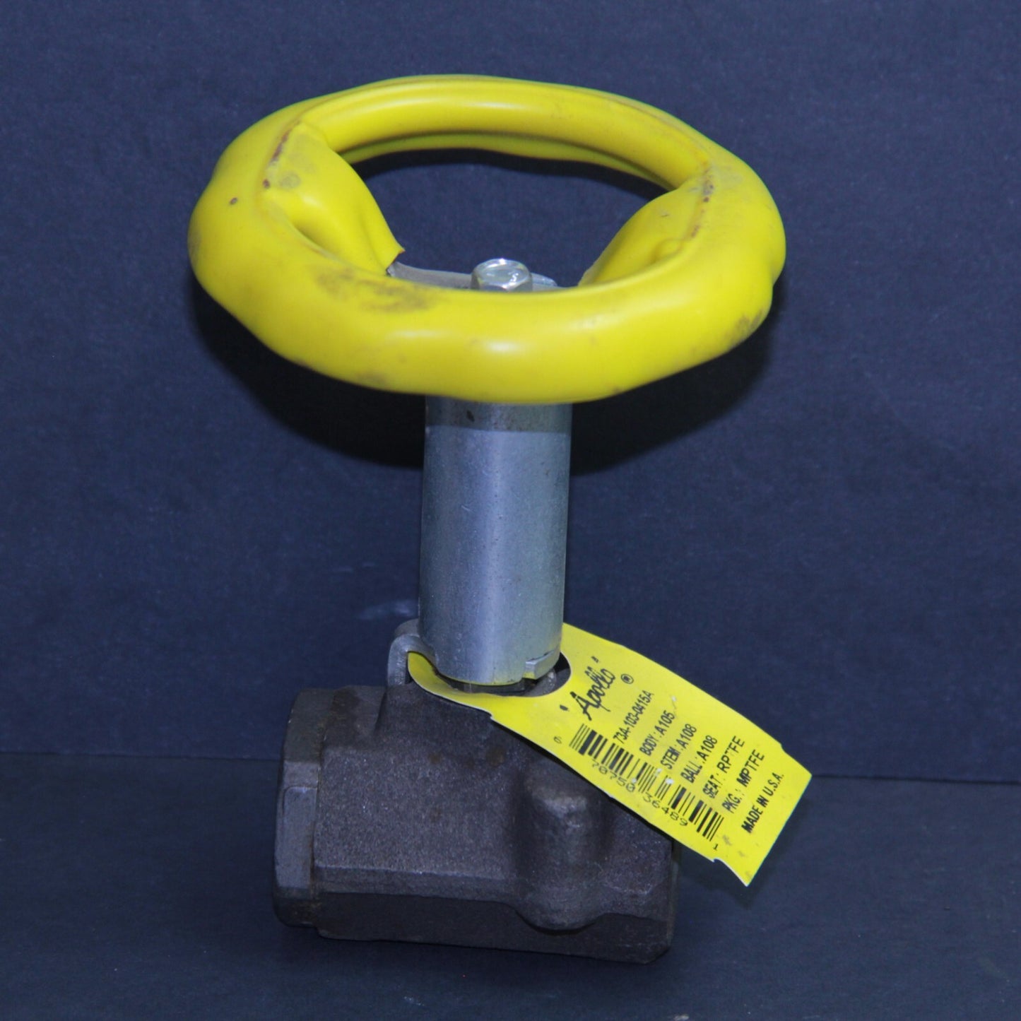 Apollo 1/2" Carbon Steel Ball Valve 73A 103 0415A Extension & Wheel Handle