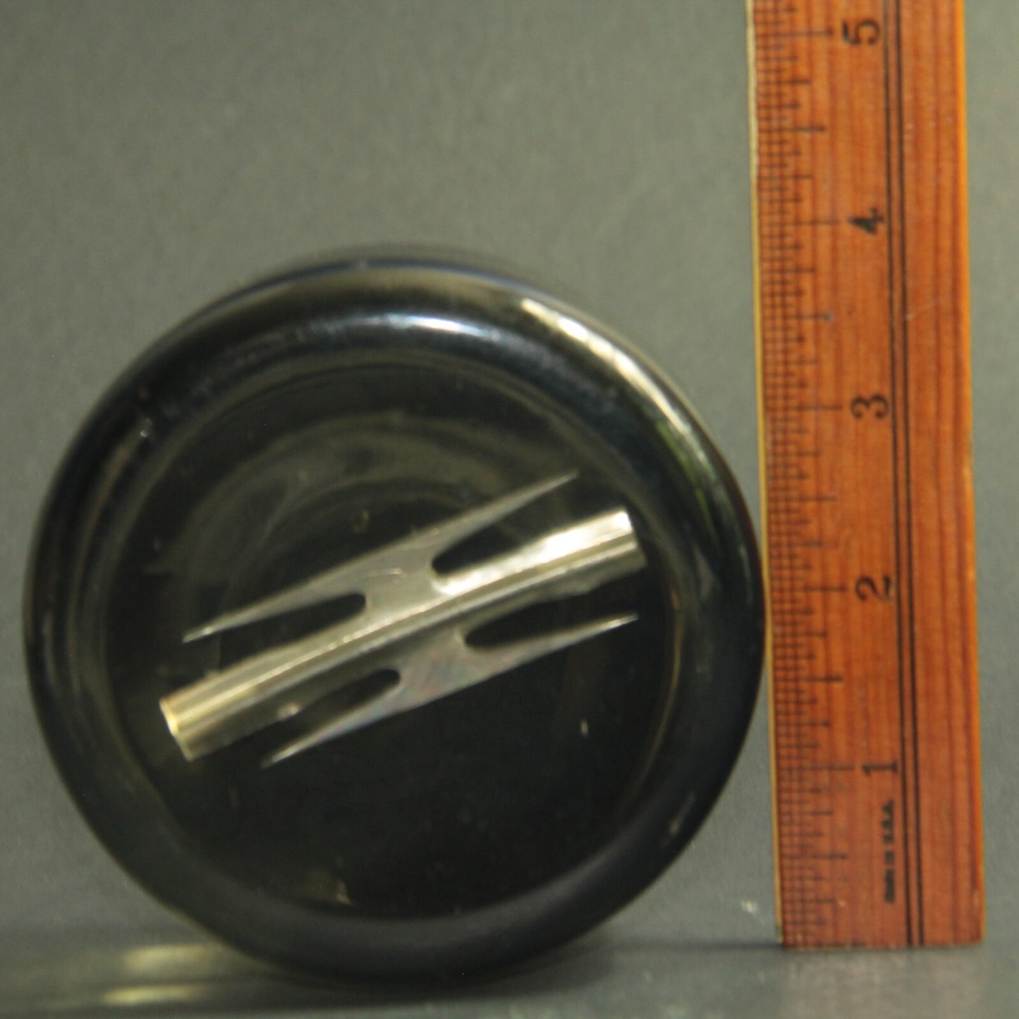 Los Alamos Nuclear Test Site Razor Wire in Lucite Paperweight | UV REACTIVE 💥