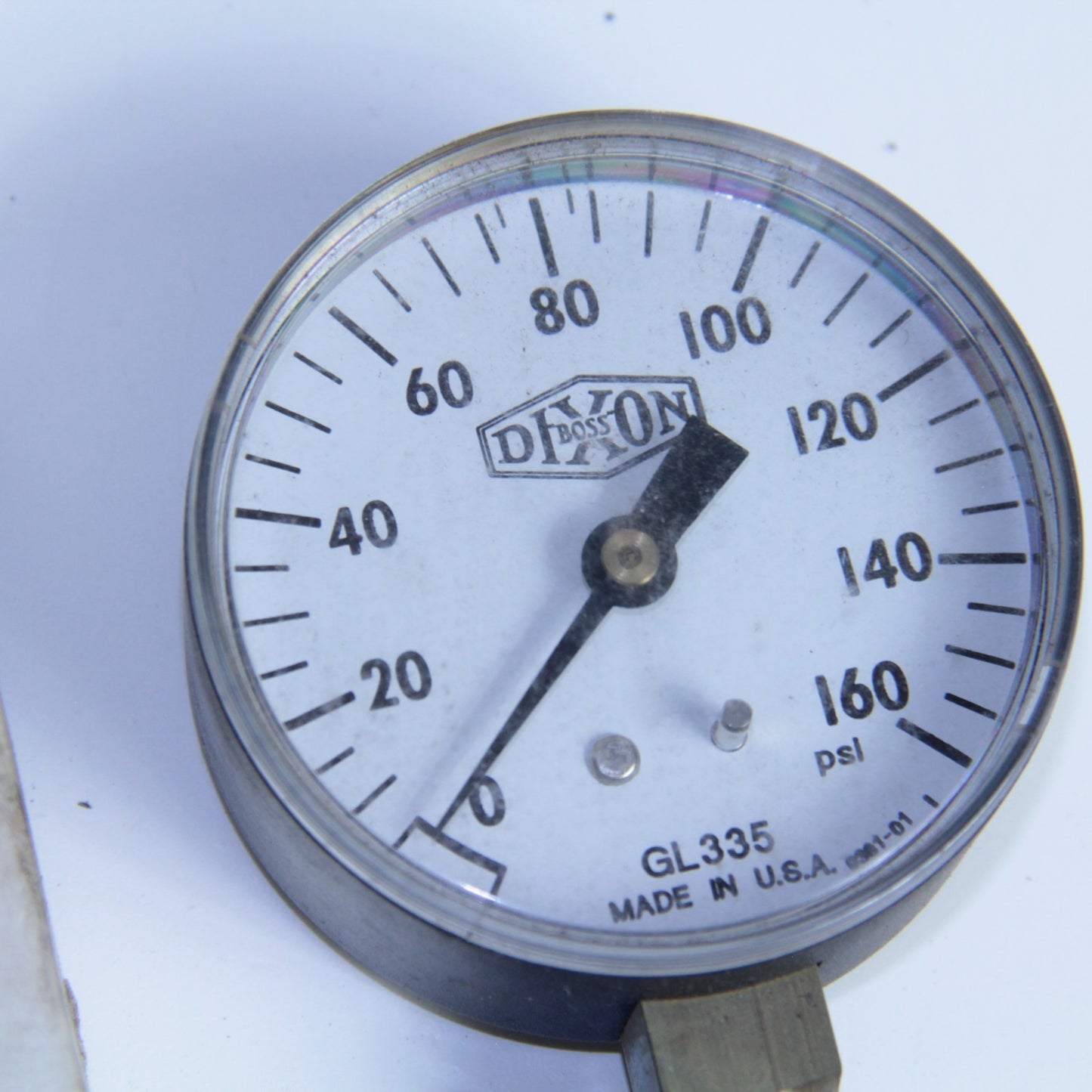Dixon GL355 Pressure Gauge | 0β160 PSI | 2.5" Dial | 1/4" NPT GL 355
