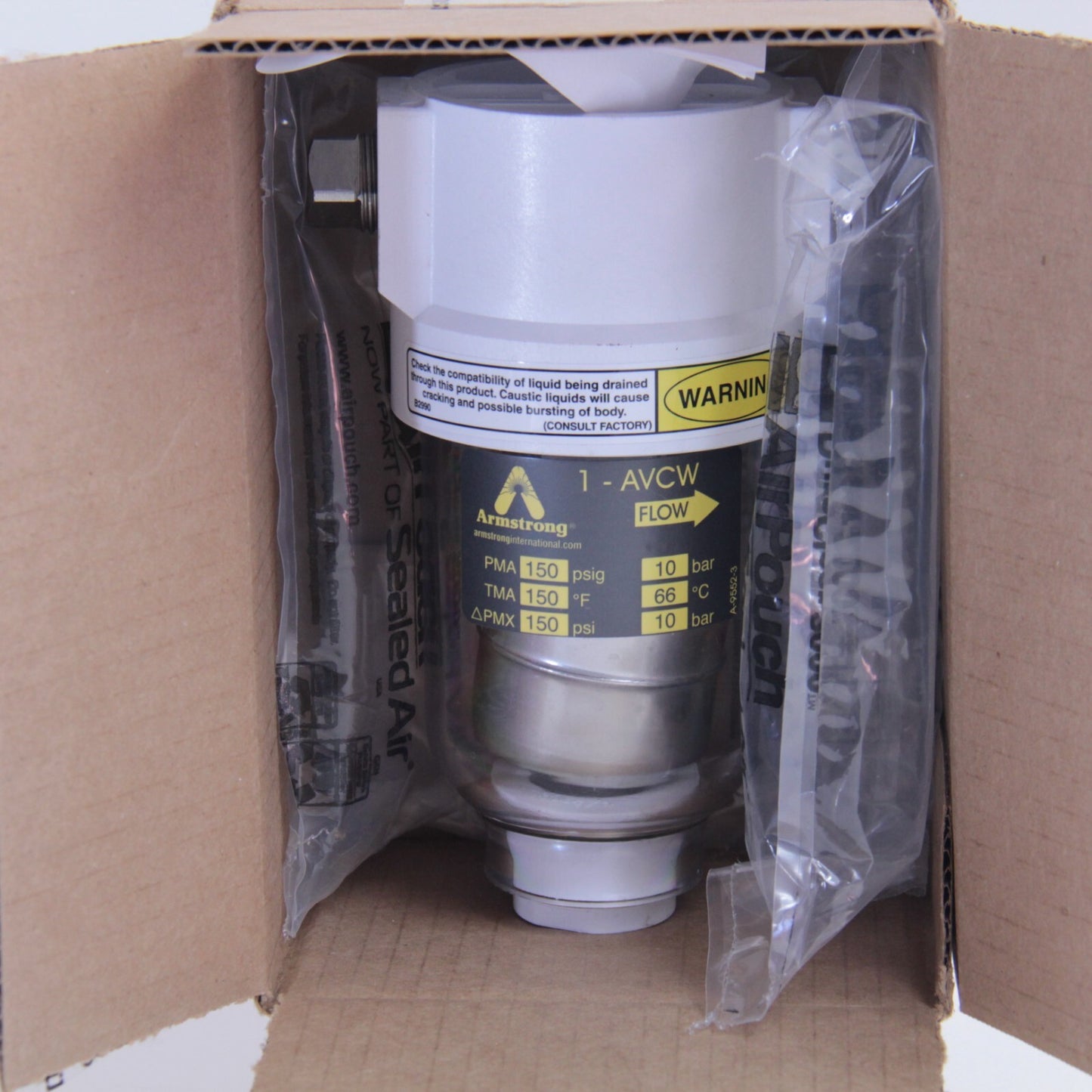 Armstrong 1AVCW Ozone System Air Filter 3/4" NPT T316VS Water Purifier D668459