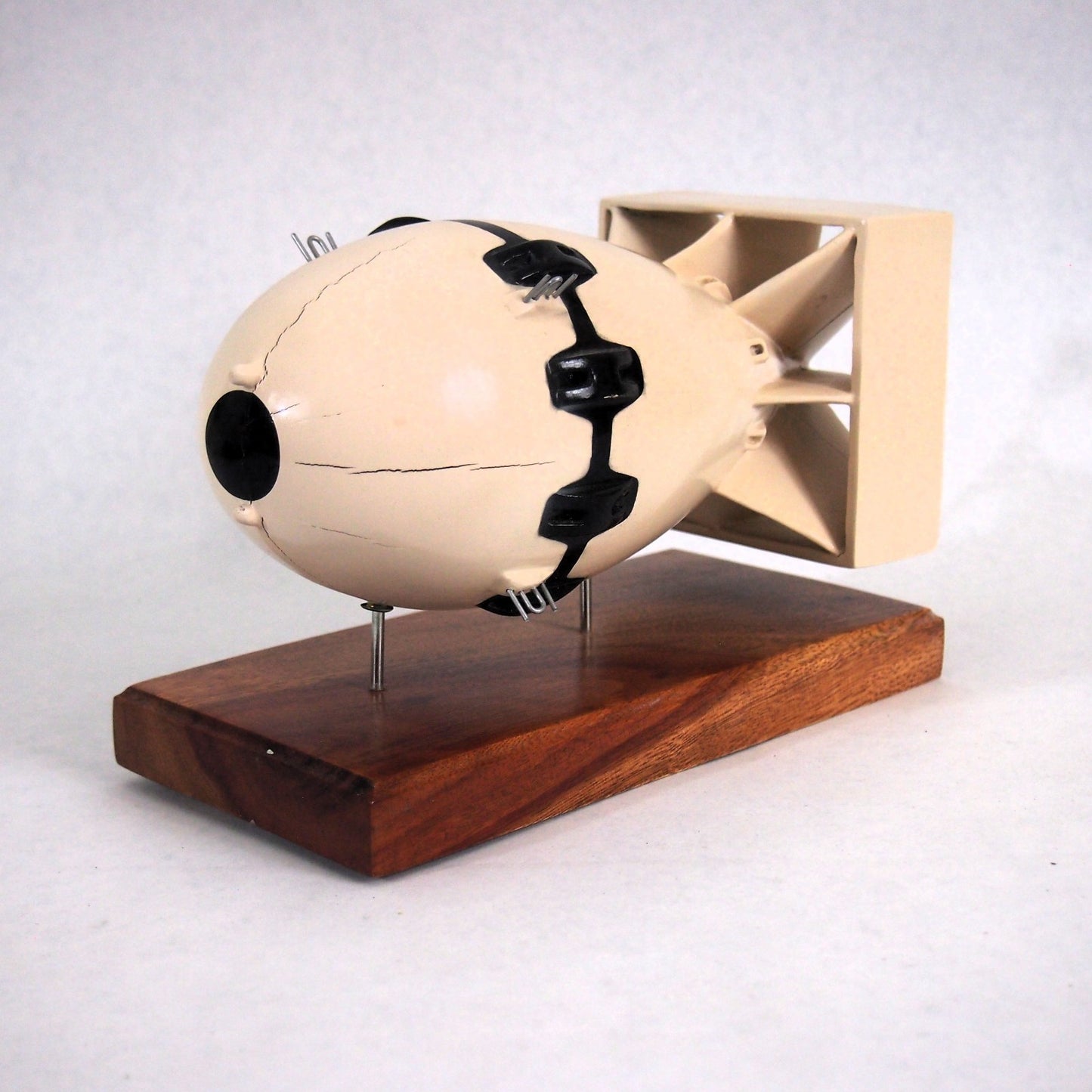 Atomic Bomb "Fat Man" Executive Desk Model - Wood Model on Stand