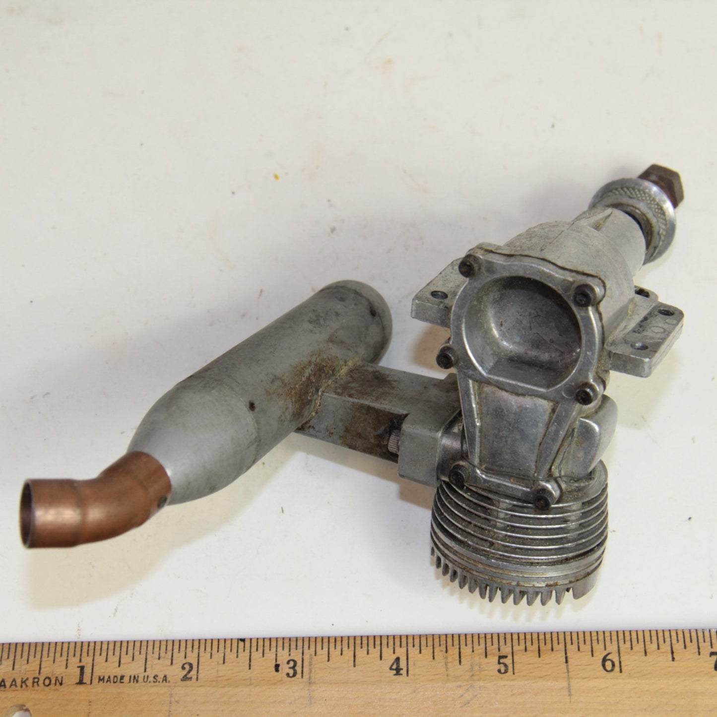 Unknown 401 RC Glow Engine β Vintage Airplane Motor w Muffler β π©οΈ XOLEV