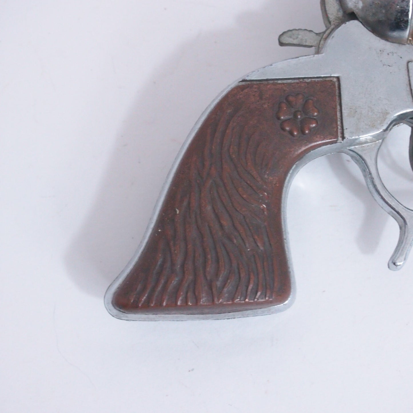 Vintage Schmidt BB Marshal Buck'N Bronco Toy Cap Gun Copper Grips Cowboy Pistol