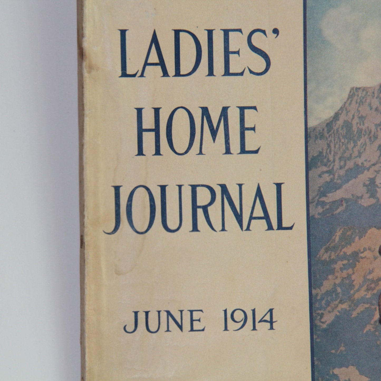 June 1914 Ladies' Home Journal β Antique Magazine β Maxfield Parrish Cover π¨