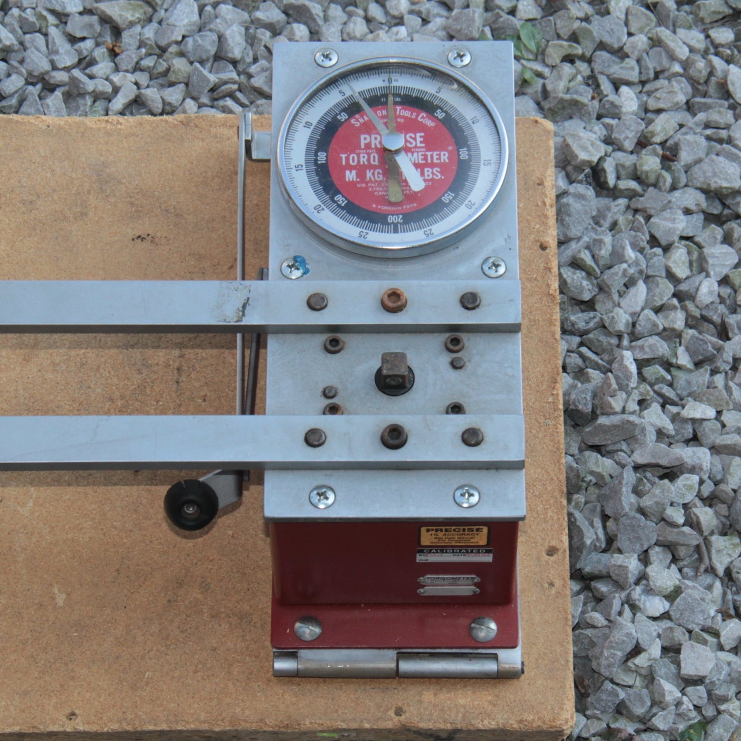 Snap-On Torqometer Torque Calibration Unit β Mounted & Hinged w A91C