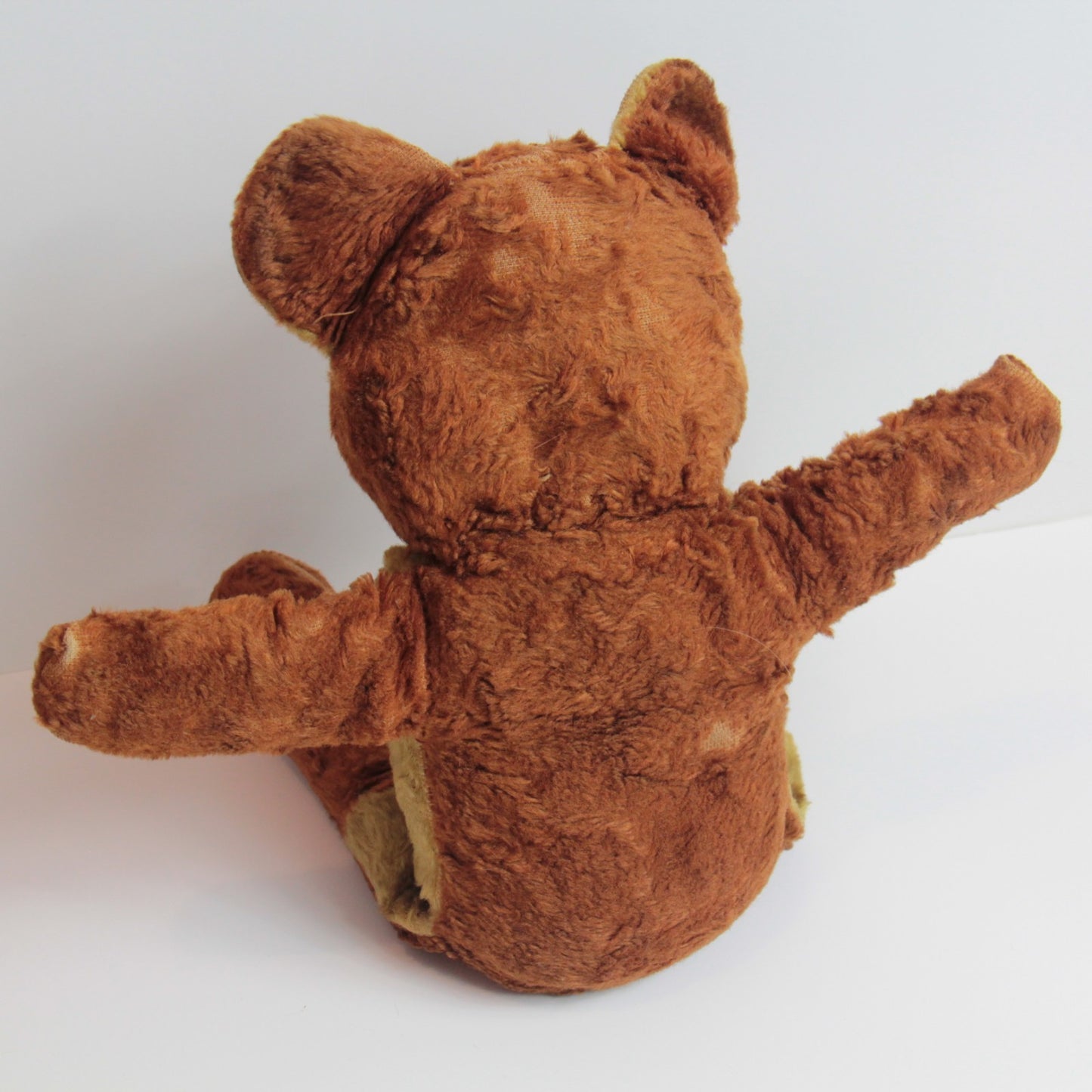 Antique 16β³ Mohair Teddy Bear β Hand-Stitched - Not Jointed π§Έ German?