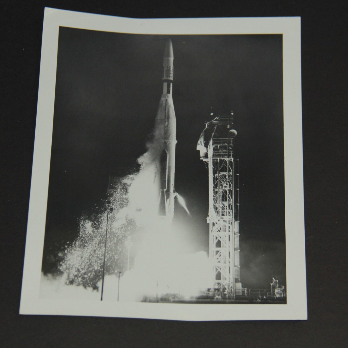 🚀 NASA PRESS RELEASE 62–Mariner I–14 Atlas Agena Launch 8x10 Photo Purple Print