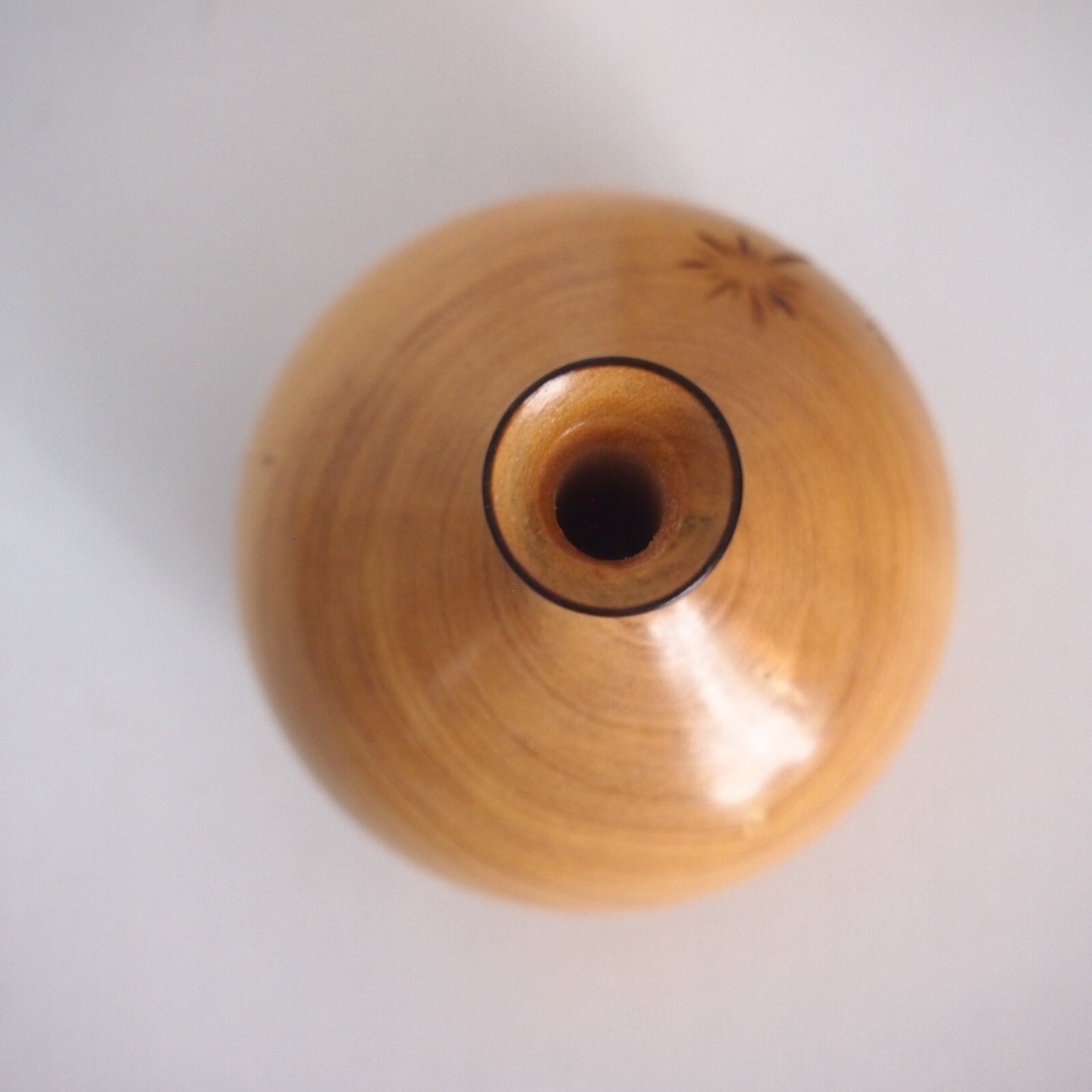 Lot of 3 Miniature Art Hand-Turned Wood Vases – Signed JRJ – 2" to 2.75"