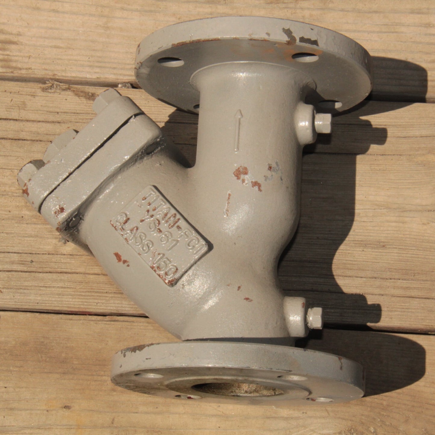 TITAN-FCI YS-61 2½" Flanged Y-Strainer – ASTM A216 Cast Steel Class 150
