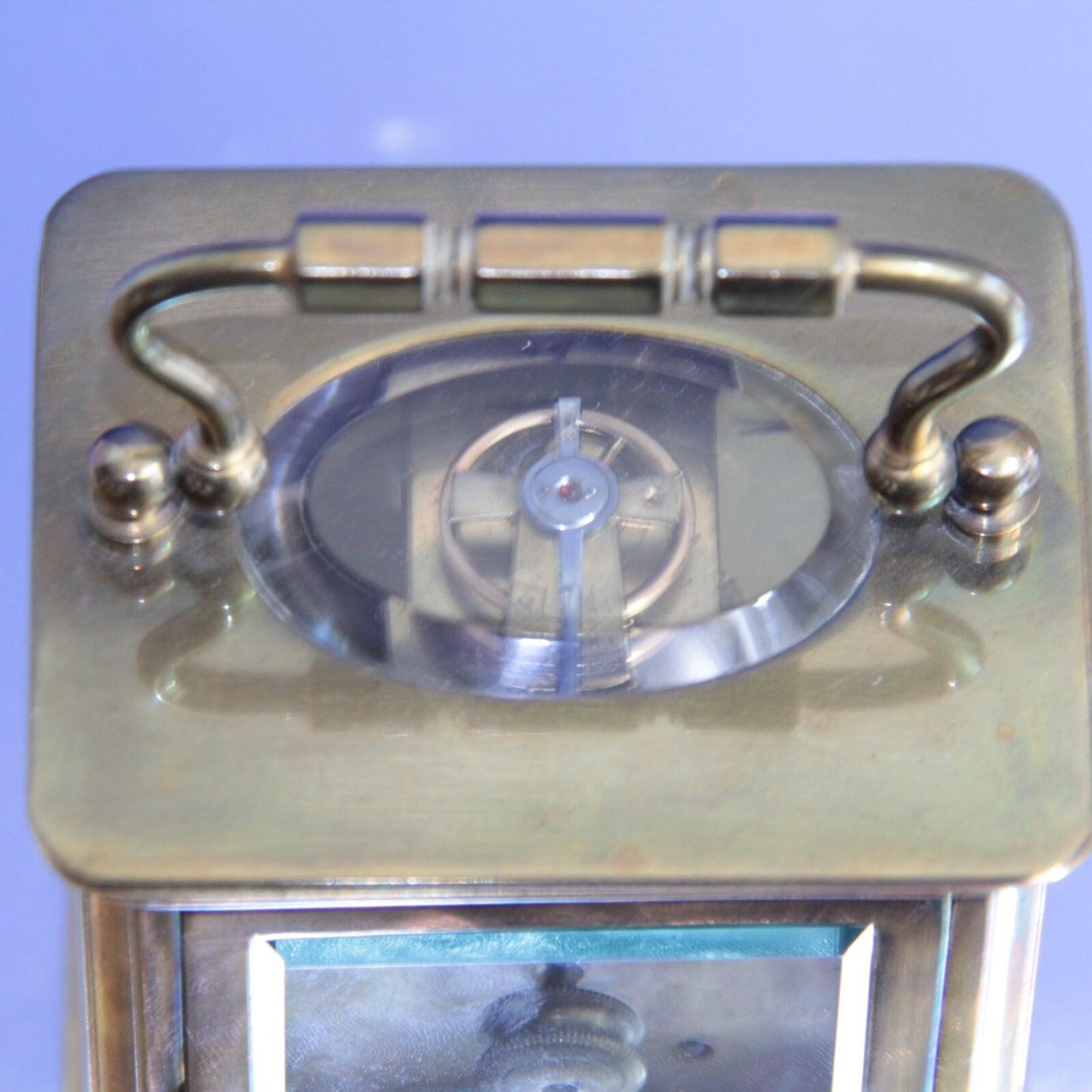19th Century Brass & Bevel Glass Corniche Cased Carriage Clock β Excellent