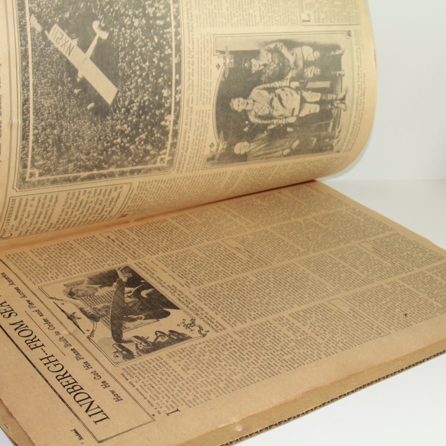 June 1927 The Globe-Democrat Magazine – Charles Lindbergh: The Genius ✈️Guy Hoff