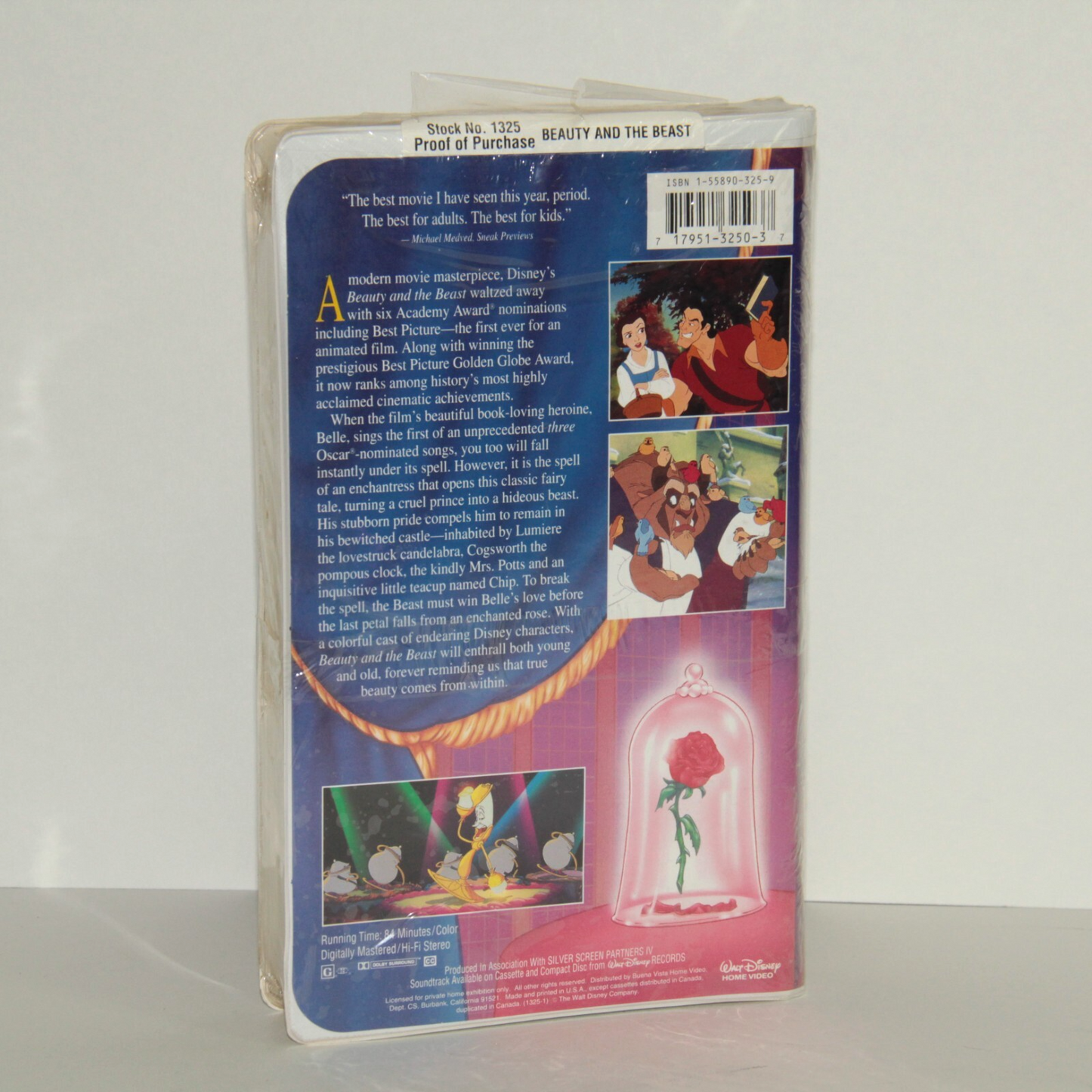 Walt Disney’s Beauty and the Beast – Black Diamond VHS (1992) Factory Sealed!