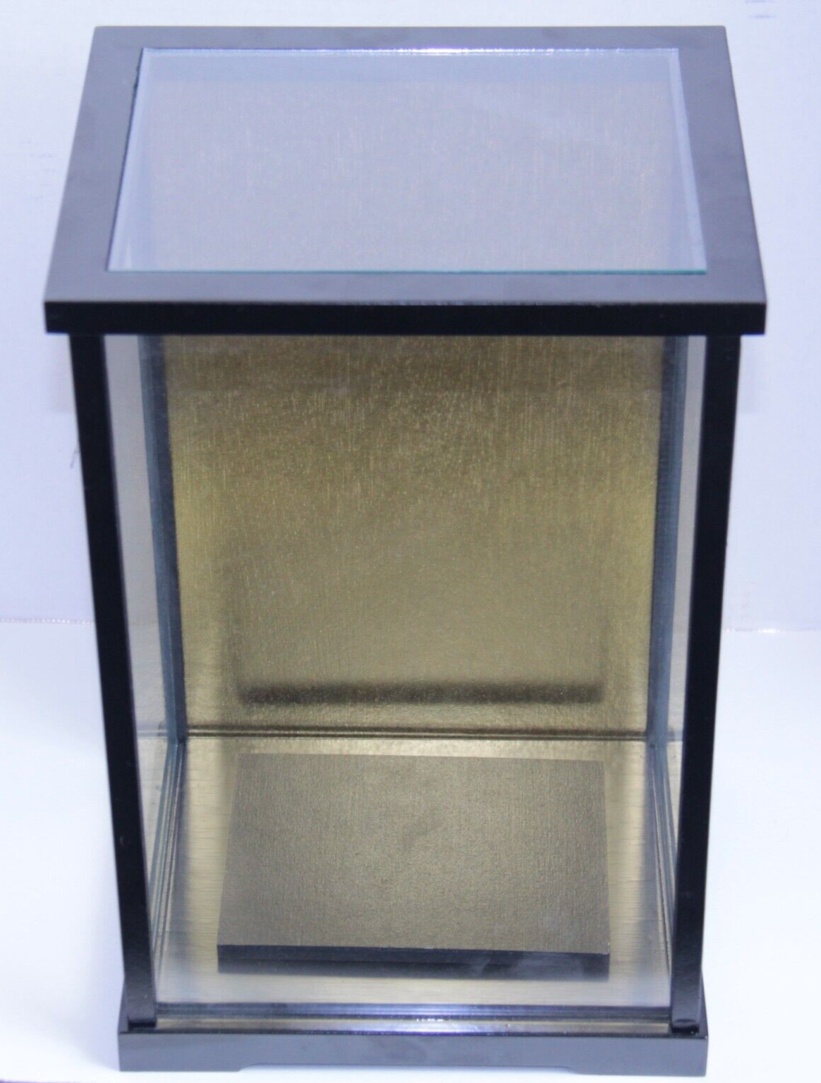 Antique Hakata Doll Wood & Glass Display Box โ Hakusen Doll Shop Japan