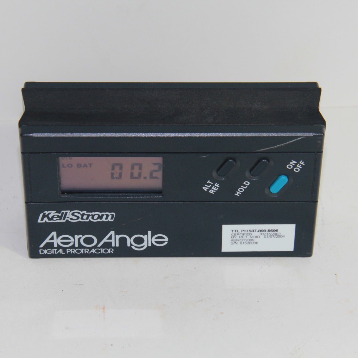 Kell-Strom Aero Angle Digital Protractor Aero12009 - Last Calibrated in 2003