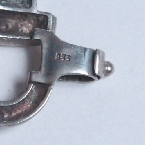 33.4g 7" Silver Link Chunky Bracelet - Euro MCM Modernist - 835 not 925