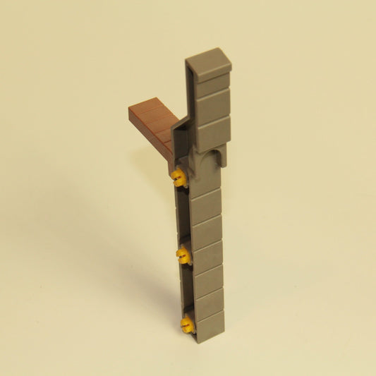 Playmobil Knights Castle Part – Wall Section & System X Connectors