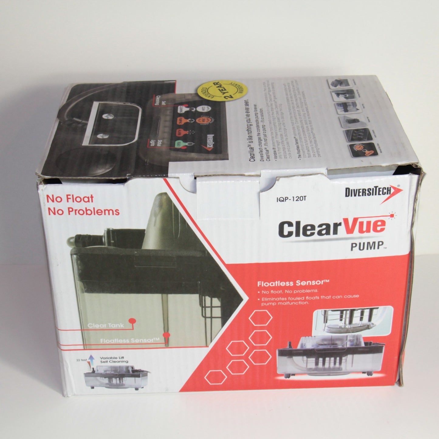 DiversiTech IQP-120T ClearVue Condensate Pump – 120V – New in Box with Tubing 🆕
