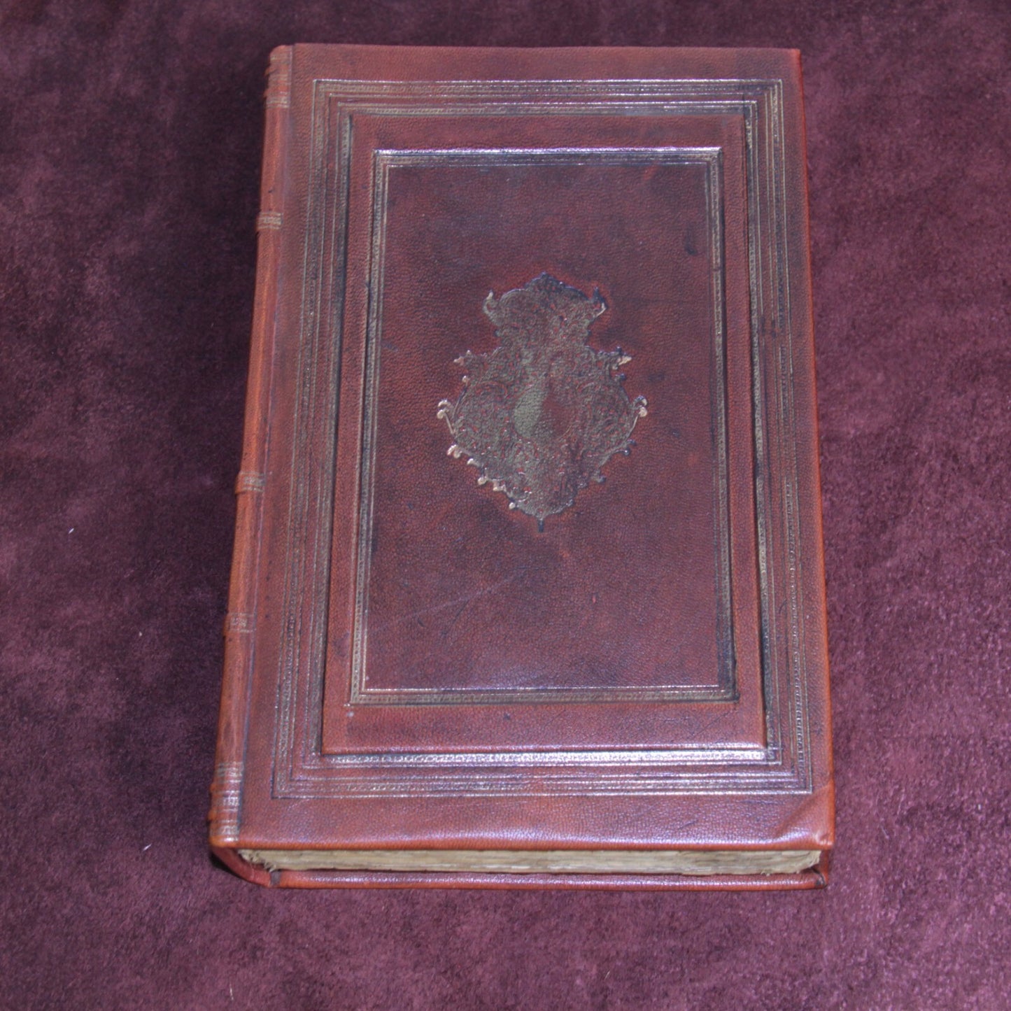 Fine Leather Binding - The Works of Rabelais Illustrated by Gustave Doré Book