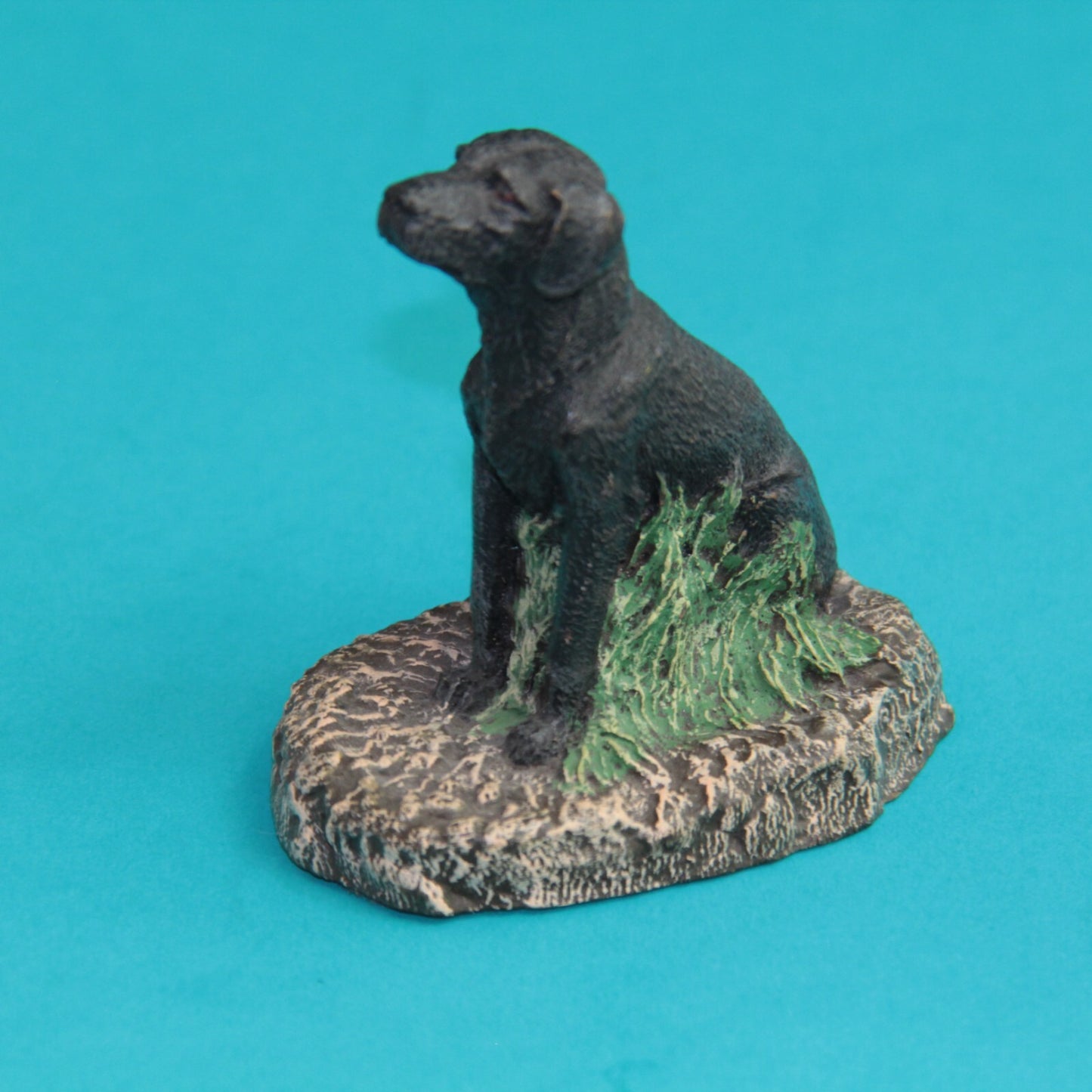 Black Labrador Retriever | Cold Cast Bronze Dog Miniature - Lab Sculpture 🐾