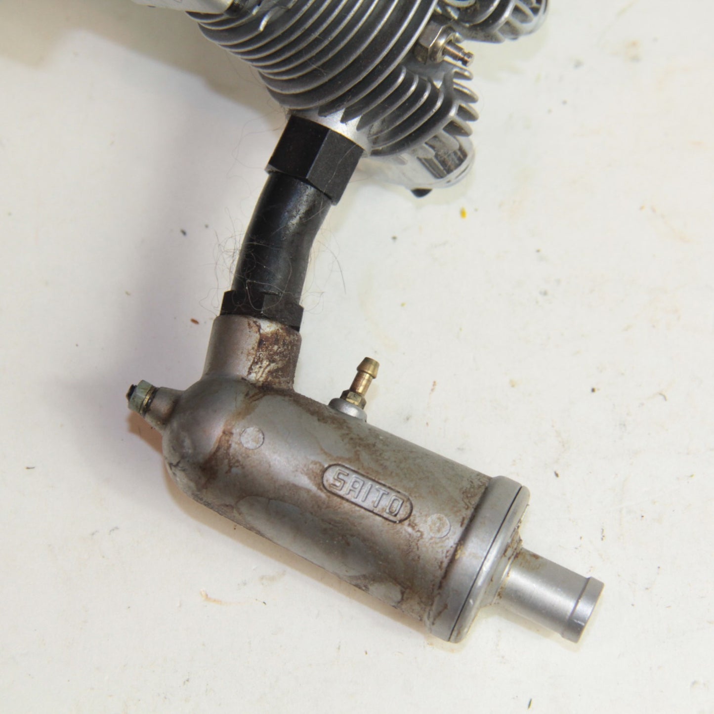 Saito FA-100 RC Glow Engine – Airplane Motor w/ Muffler  & Spinner  🛩️ XOLEV