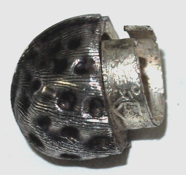 Sterling Silver Peanut Pill Box – Taxco Mexico .925 – MAL – 8 Mark - 2" Long